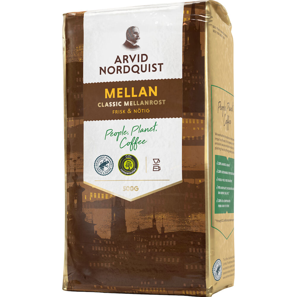 Arvid Nordquist Kaffe Classic Mellanrost Malet bryggkaffe 500 g