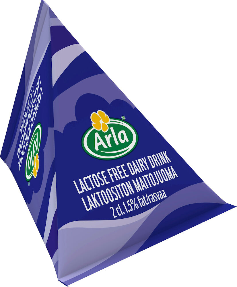 Arla Kaffemjölk Mellanmjölk 1,5% Laktosfri 2 cl 100 st/krt