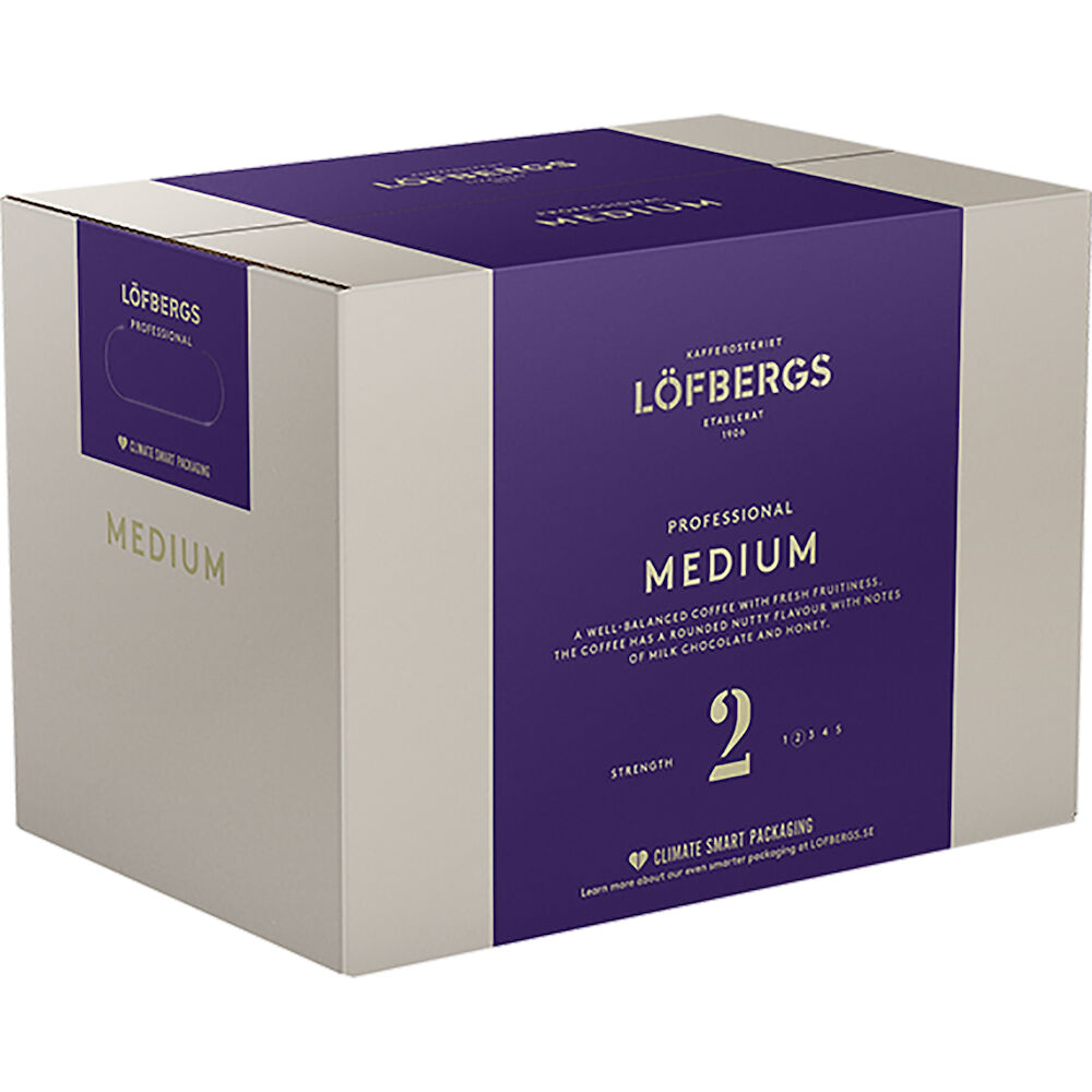 Löfbergs Kaffe Mellanrost Medium Maskinbrygg 115 g