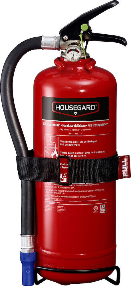 Housegard Pulversläckare 2 Kg