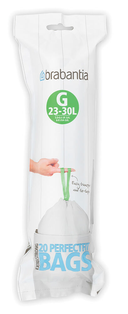 Brabantia Avfallspåse PerfectFit G 23-30L 20 st/fp