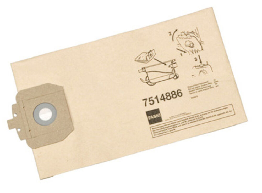 Taski Dammsugarpåse papper till Vento 8 10 st/fp