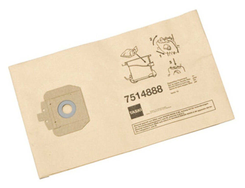 Taski Dammsugarpåse papper till Vento 15 10 st/fp