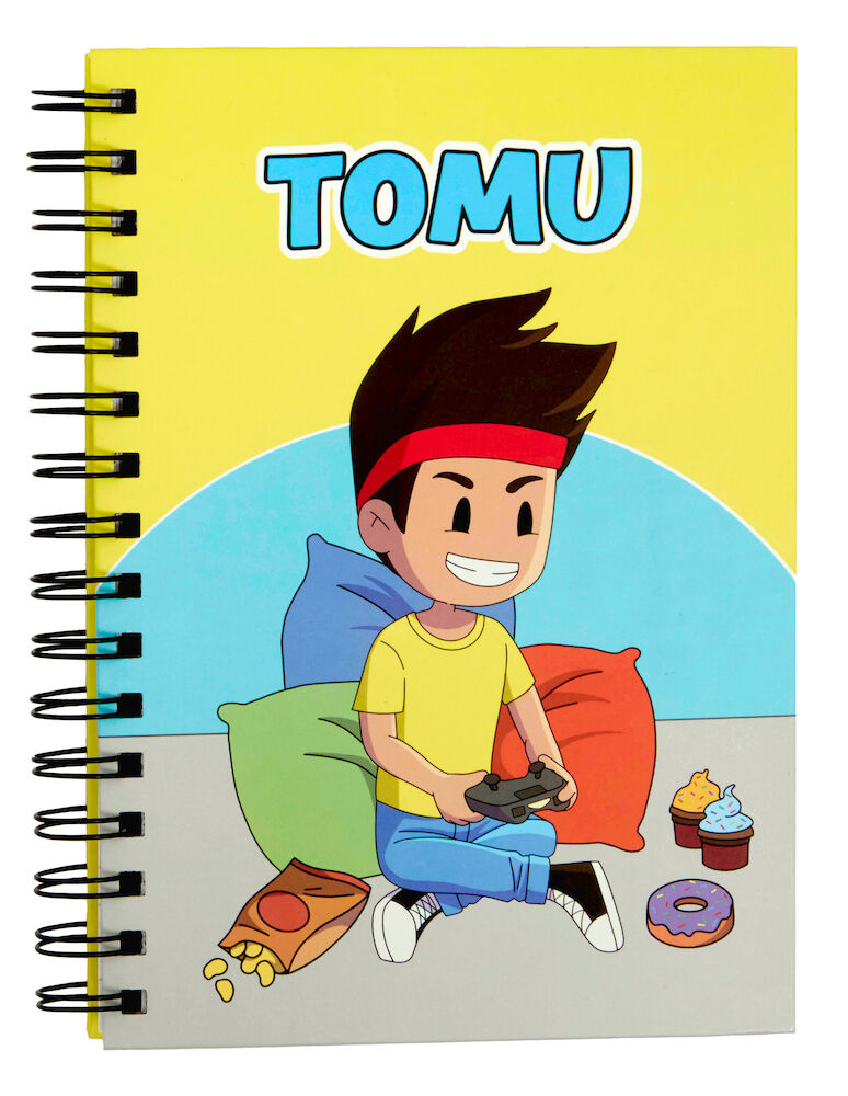 Yumi & Tomu Anteckningsbok Tomu A5 linjerad