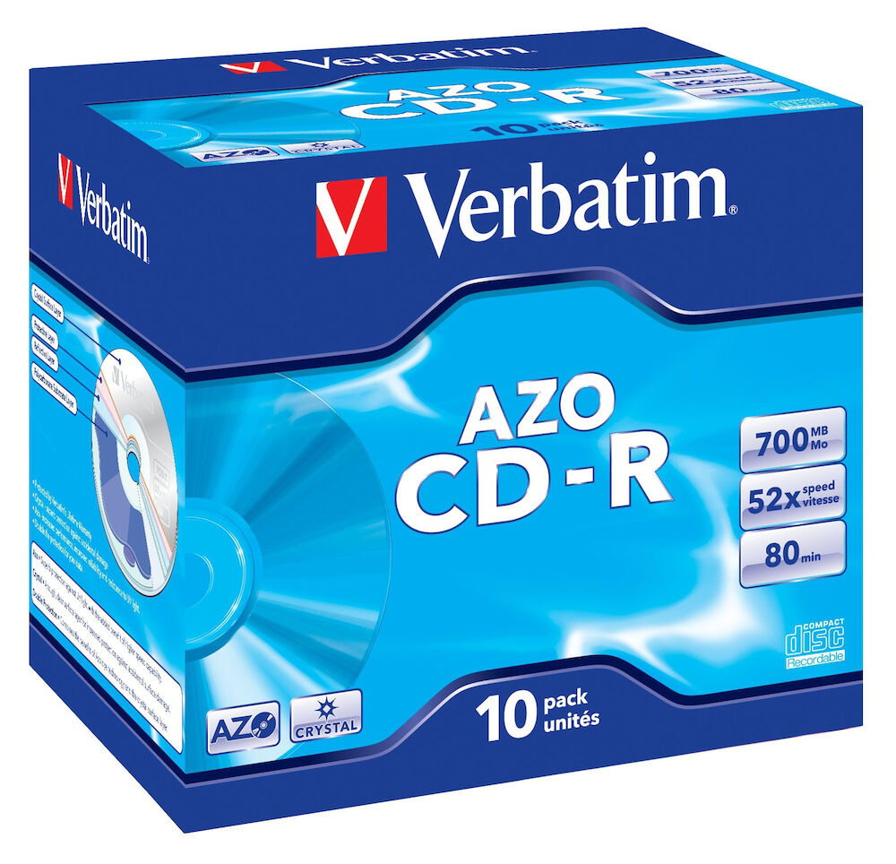 Verbatim CD-R Jewelcase 10 st/fp