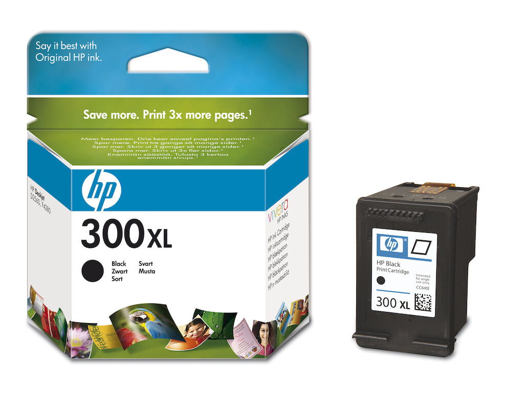 HP Bläckpatron No 300XL Svart