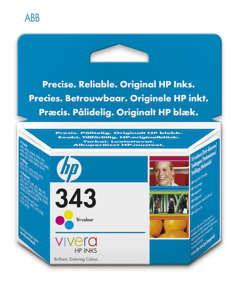 HP Bläckpatron No343 3-färg