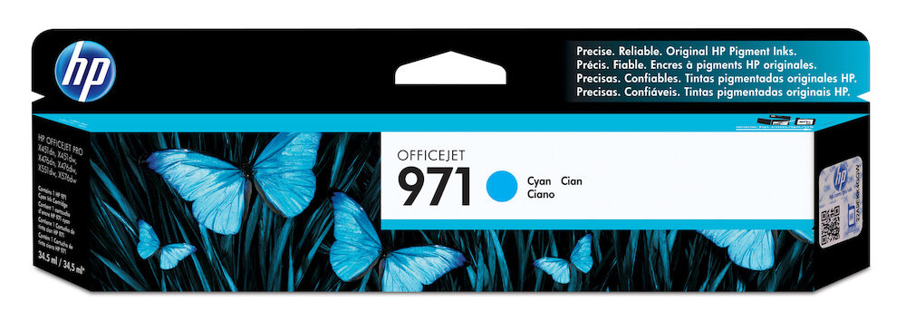 HP Bläck No 971 CN622AE cyan