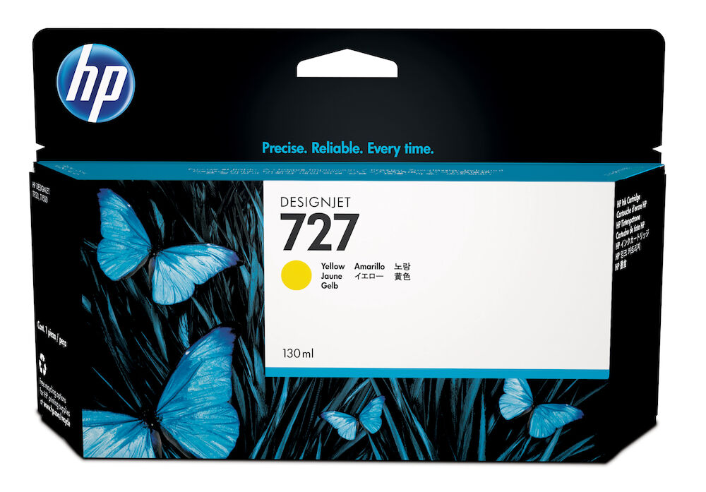 HP Bläckpatron 727 130 ml gul