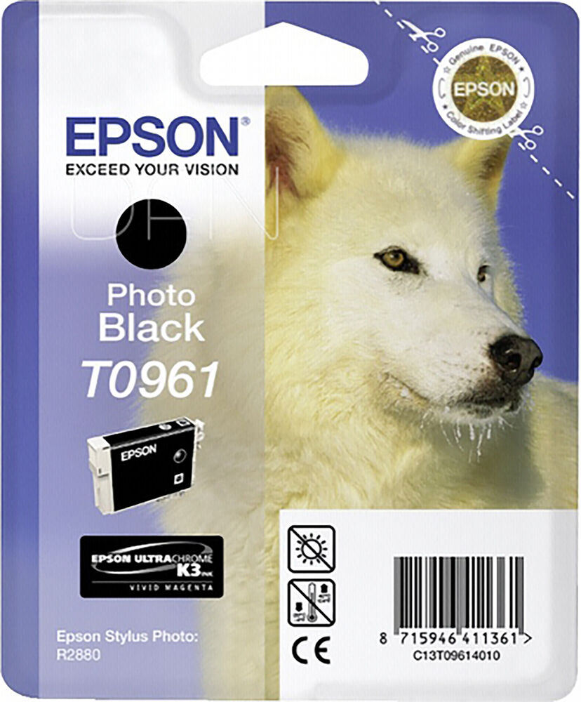Epson Bläck T0961 svart