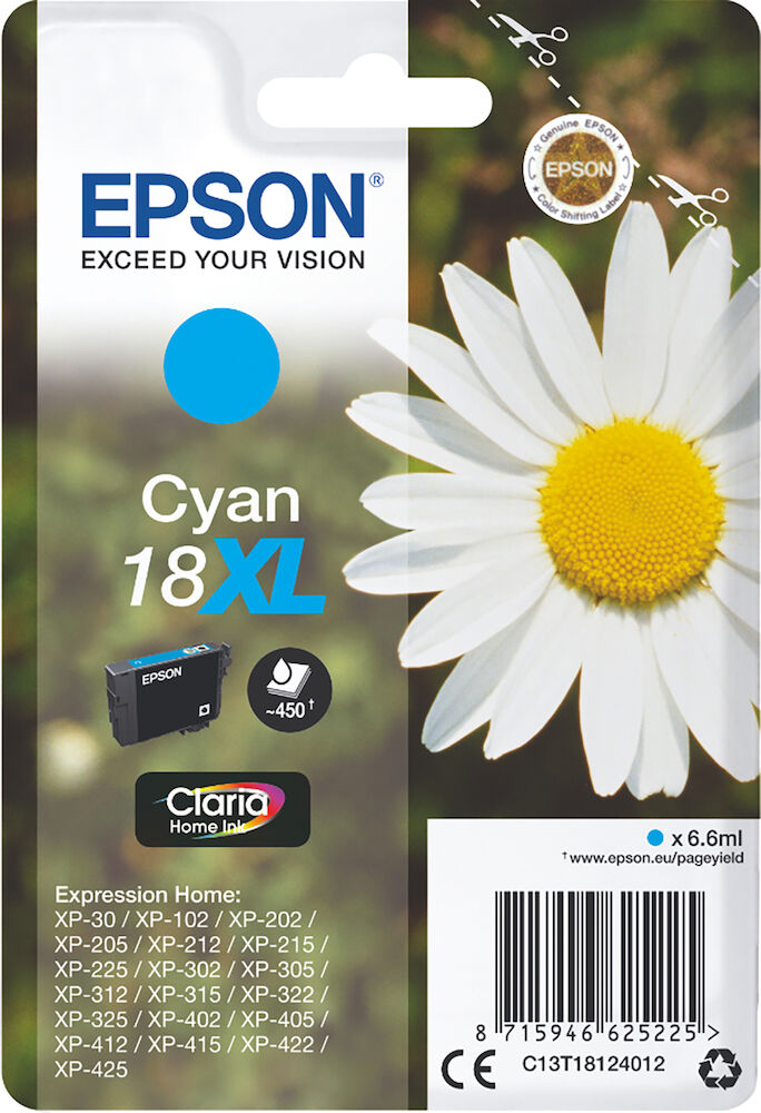 Epson Bläck 18XL cyan