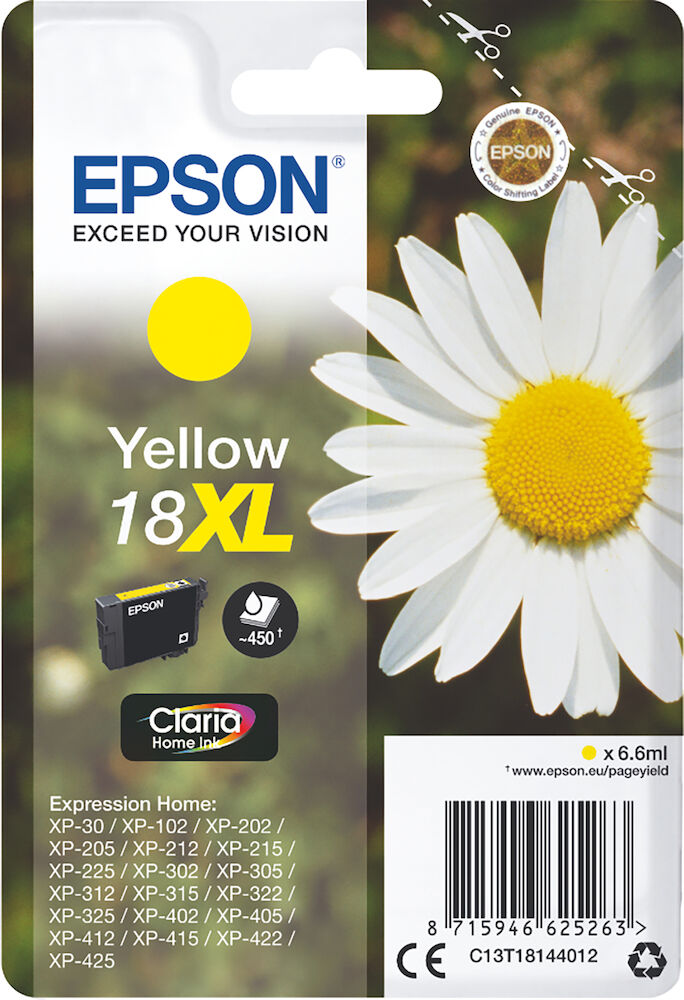 Epson Bläck 18XL gul