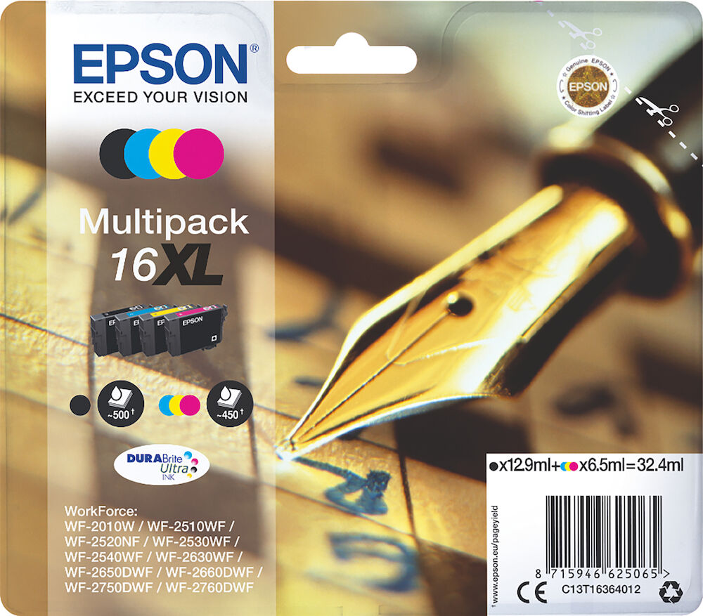Epson Bläck 16XL CMYK 4/fp