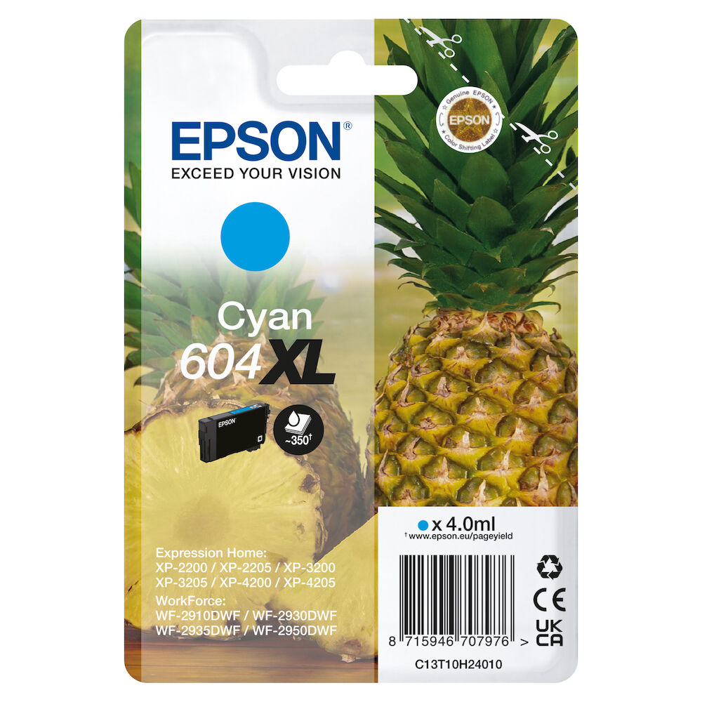 Epson Bläck 604XL cyan 4,0 ml