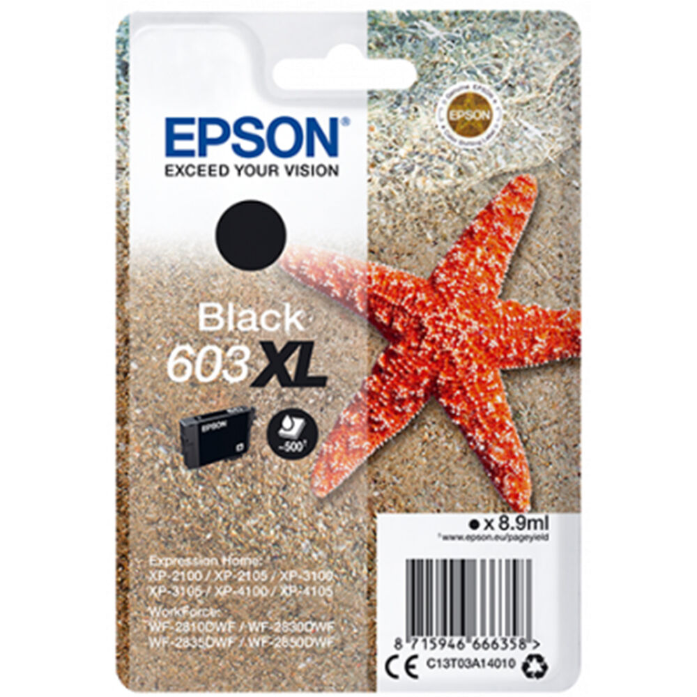 Epson Bläck 603XL svart 8,9ml