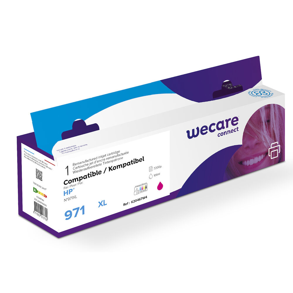 Wecare Bläck Office Depot 971XL CN627AE magenta
