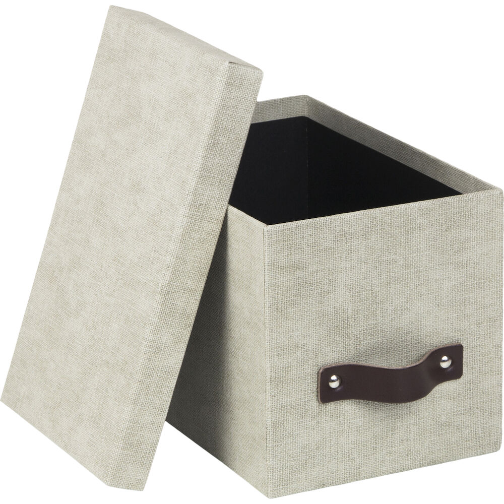 Bigso Förvaringsbox Kristina canvas linen