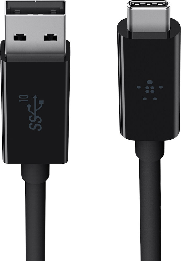 Belkin USB-Kabel Typ C ha - Typ A ha 3.1 Svart