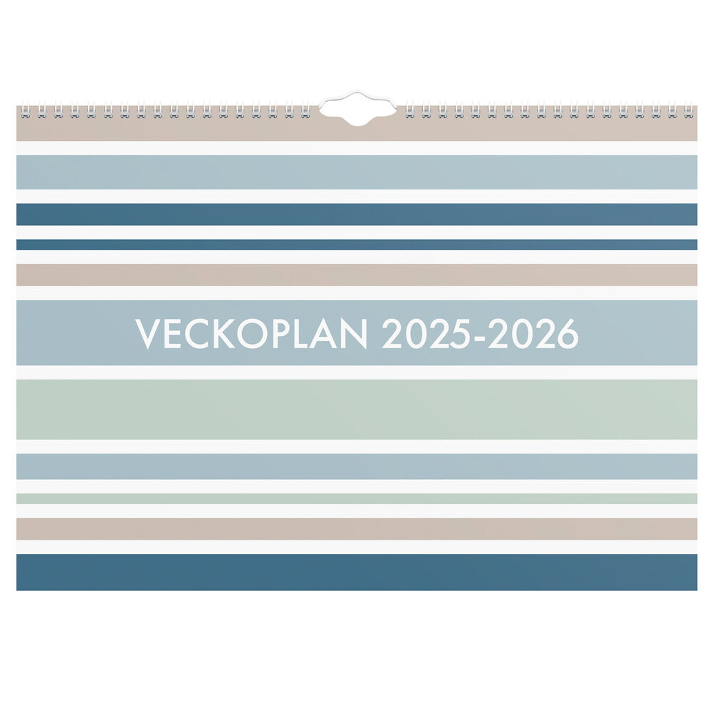 Burde Väggkalender Veckoplan 25/26