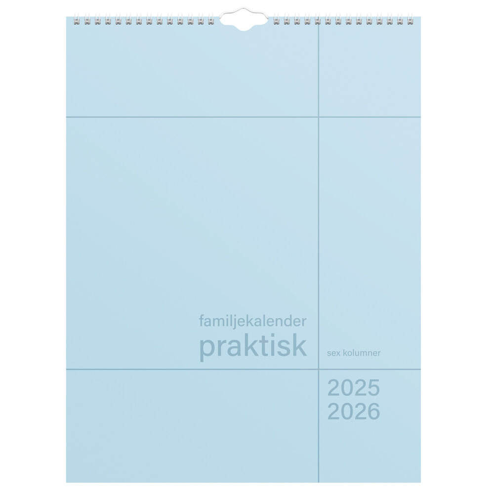 Burde Familjekalender Praktisk 25/26