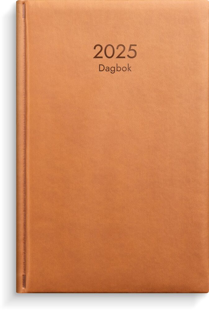 Burde Dagbok 2025 cognac