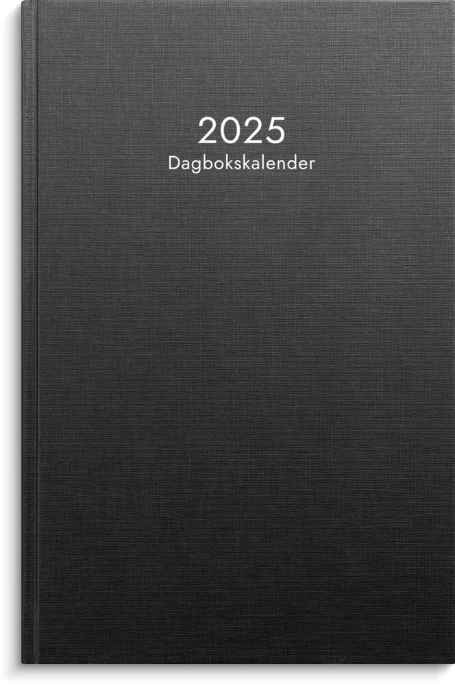 Burde Dagbokskalender 2025 svart
