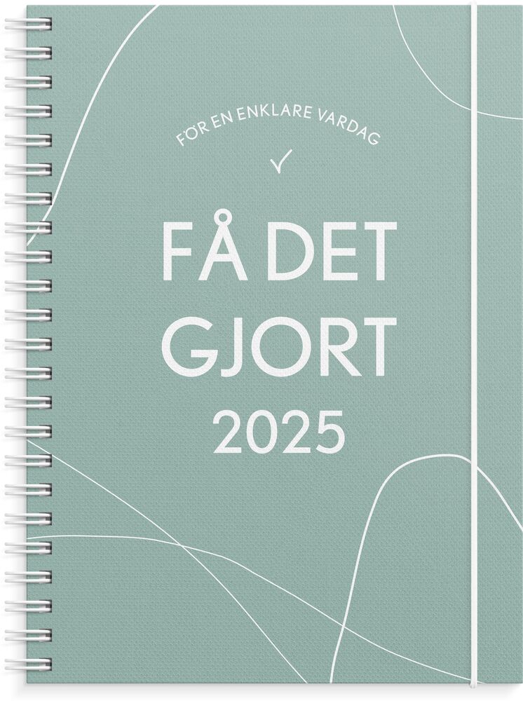 Burde Kalender Få det gjort 2025 grön