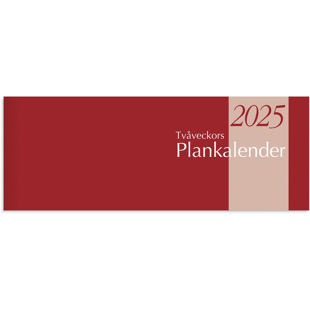 Burde Tvåveckors Plankalender 2025