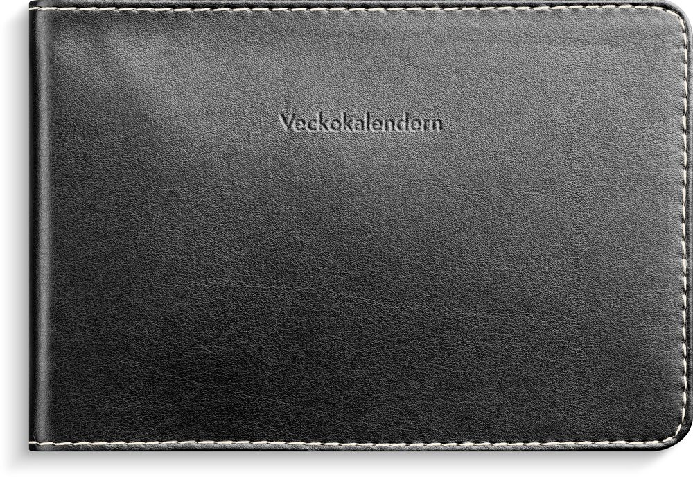 Burde Veckokalendern 2025 svart konstläder