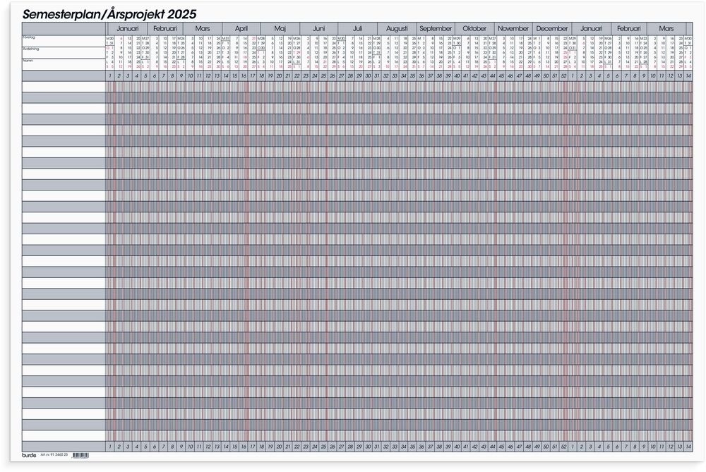 Burde Semesterplan/Årsprojekt Whiteboard 2025