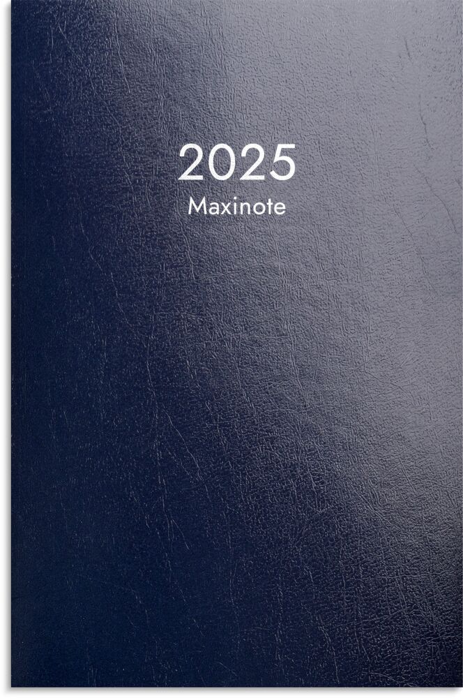 Burde Kalender Maxinote 2025 blå kartong