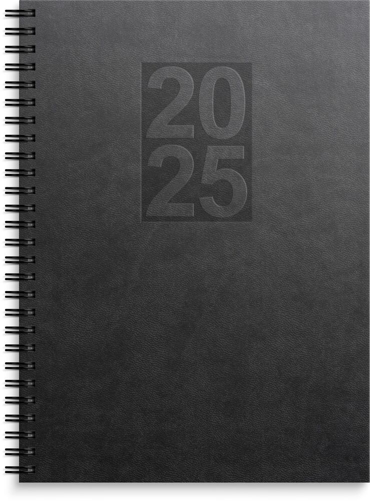 Burde Kalender 2025 Business Country A5 svart