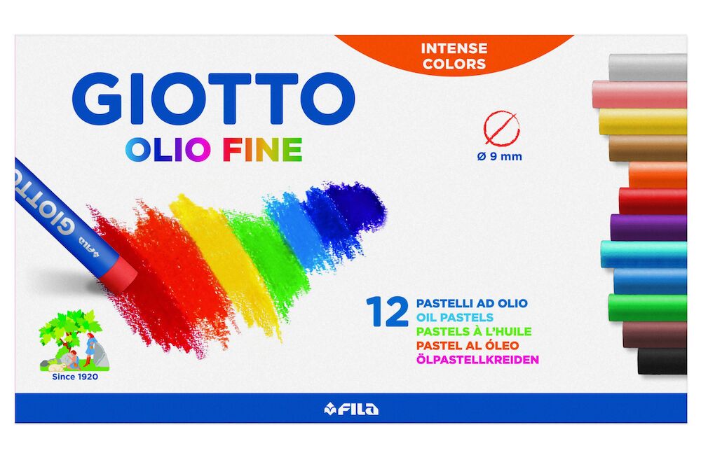 Giotto Oljepastellkrita 12/fp