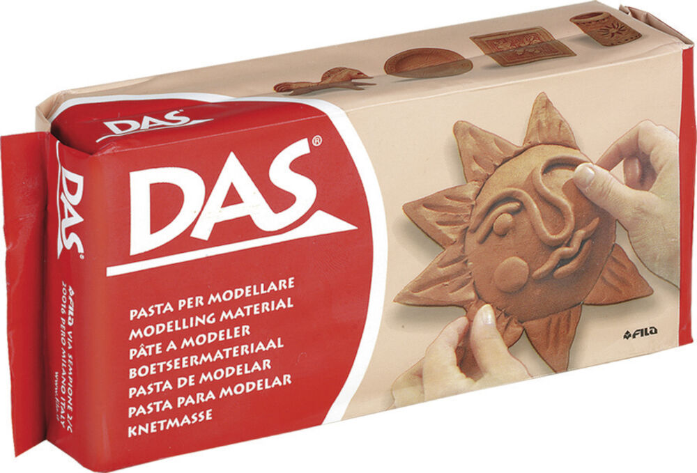 DAS Lera lufttorkad 1 kg terrakotta