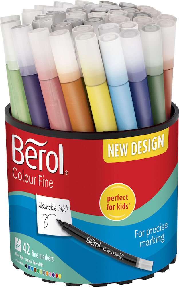 Berol Tuschpennor Fine 42 st/fp