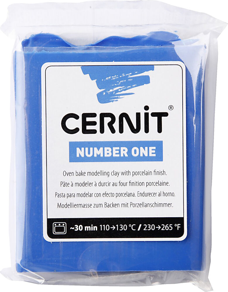 Cernit lera 56 g Blå
