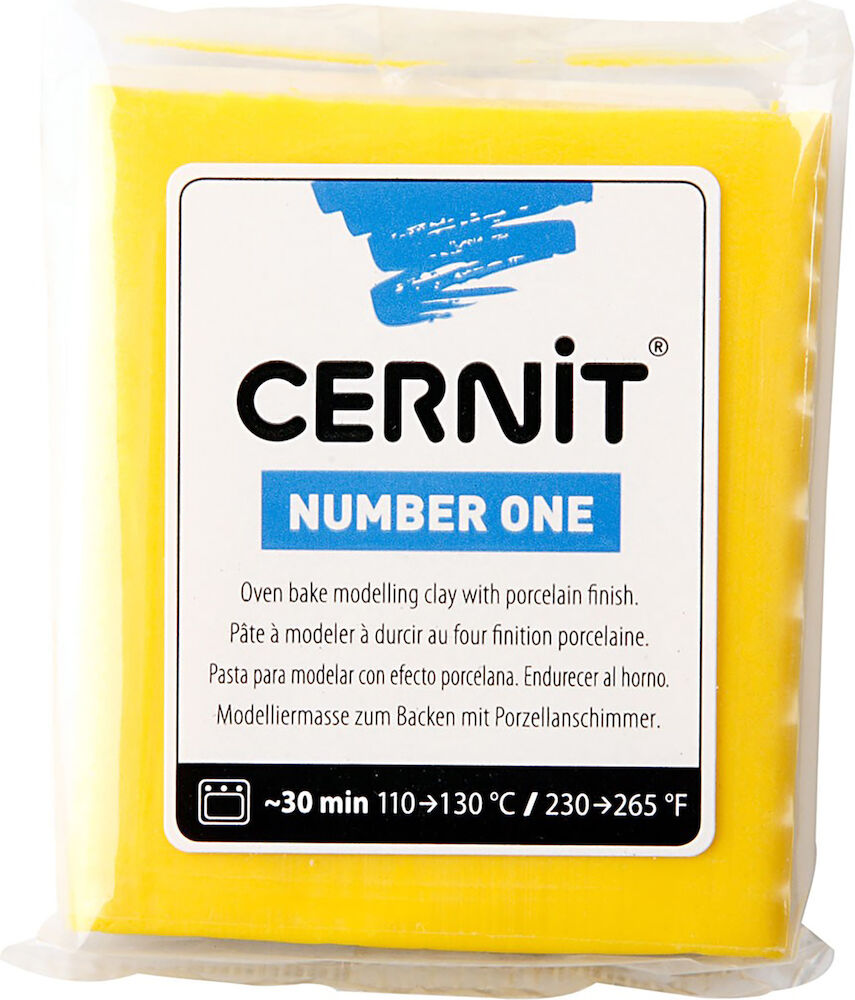 Cernit lera 56 g Gul