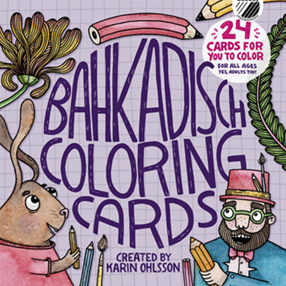 Bahkadish Färgläggningsbok lila