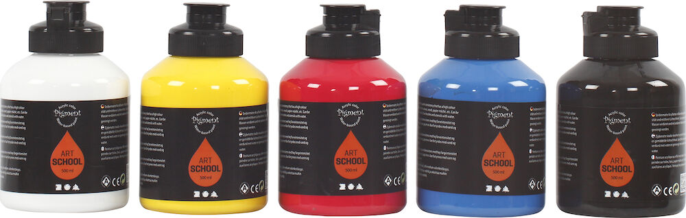 Creativ Company Akrylfärg Pigment 500ml 5st/fp