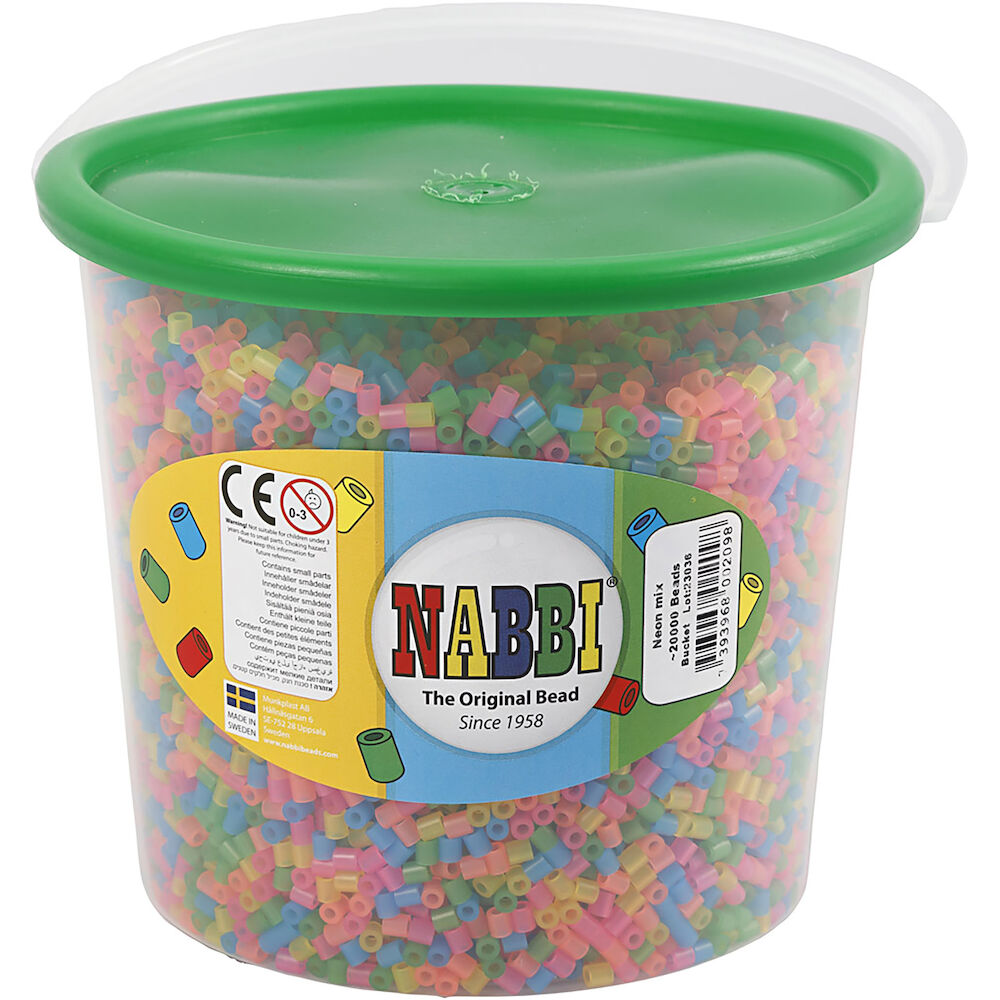 Nabbi Pärlor mix neon 20000/fp