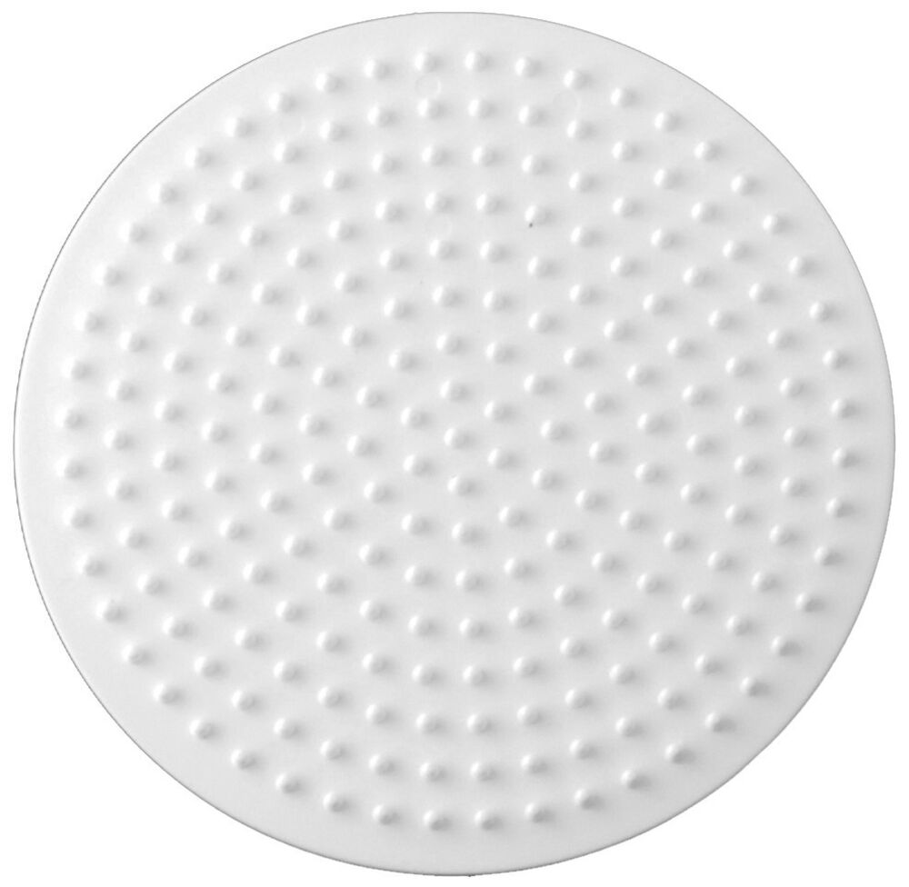 Creativ Company Pärlplatta rund 9cm vit