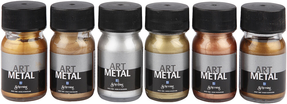 NoBrand Metallicfärg Art Metal 6 x 30 ml/fp