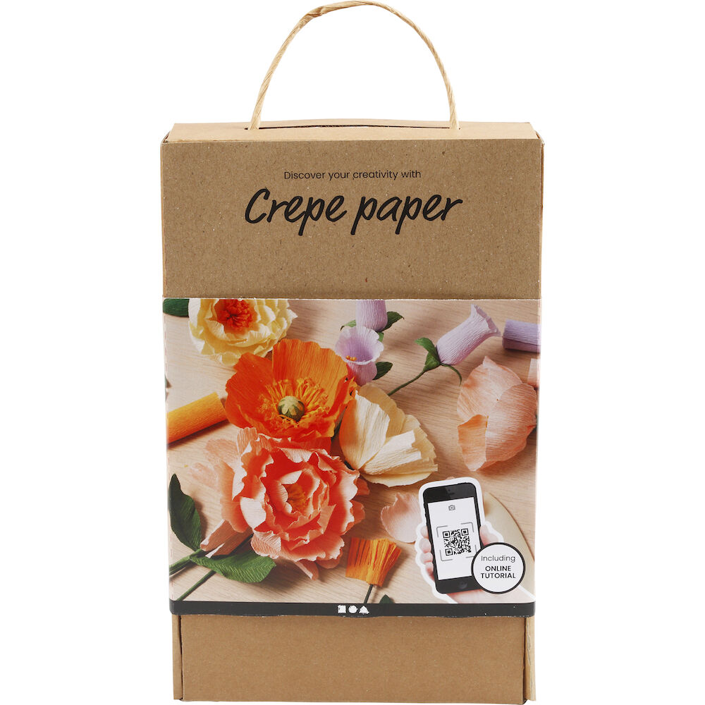 creotime Box Lär dig göra kräppblommor