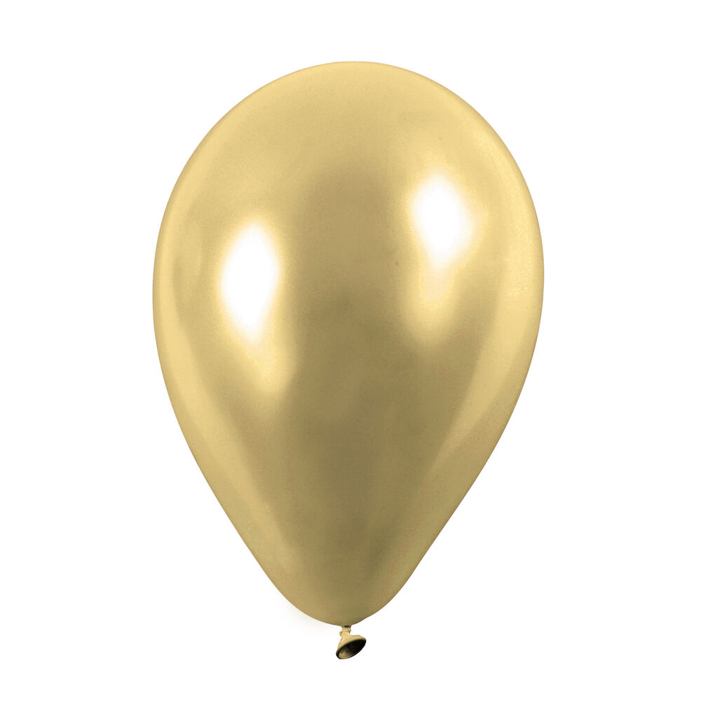 Creativ Company Ballonger runda 23 cm 10/fp Guld