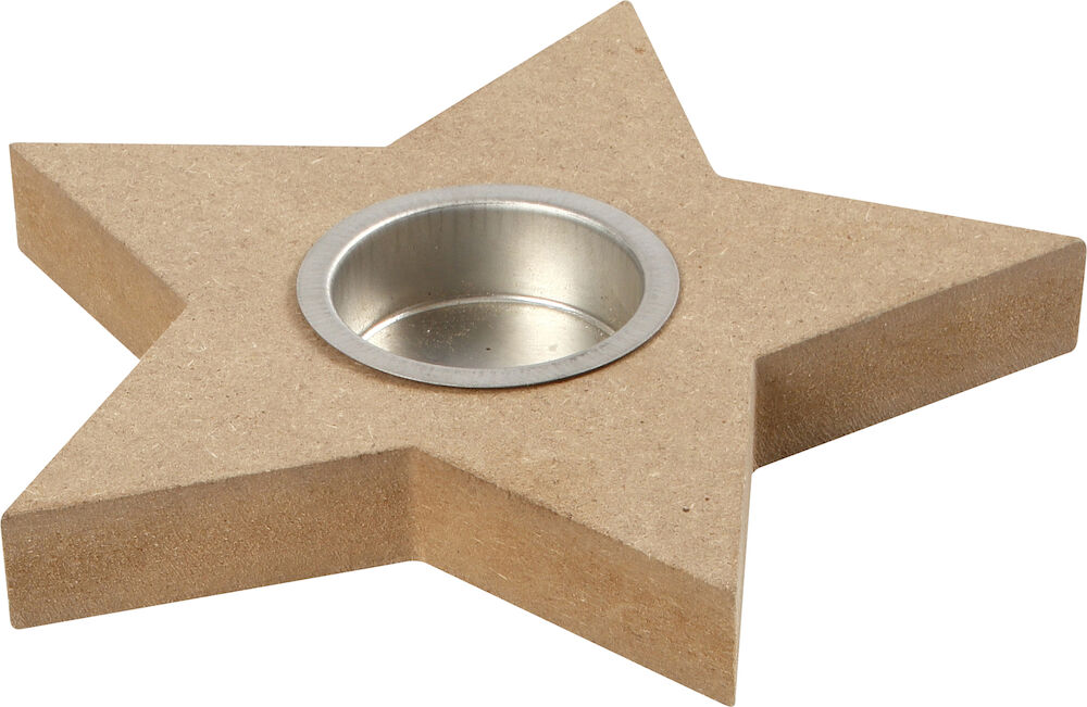 Creativ Company Värmeljusstake MDF d=150 mm h=18 mm