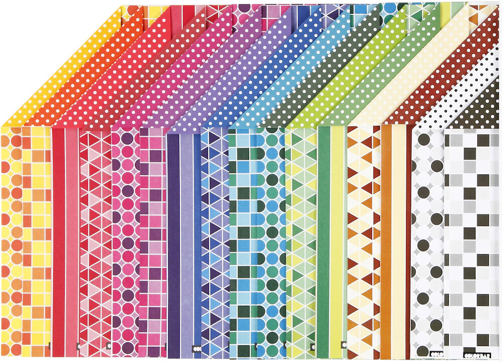 Creativ Company Papper mönstat A4 100g 16/fp