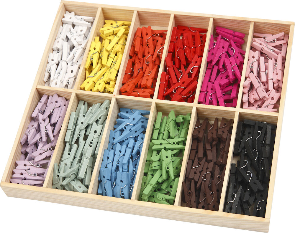 Creativ Company Klädnypor 25x3mm mix 288/fp