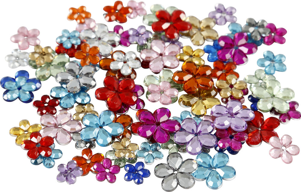 Creativ Company Rhinestones blommor mix 252/fp