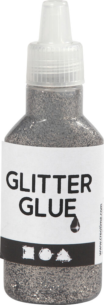 Creativ Company Glitterlim 25 ml silver