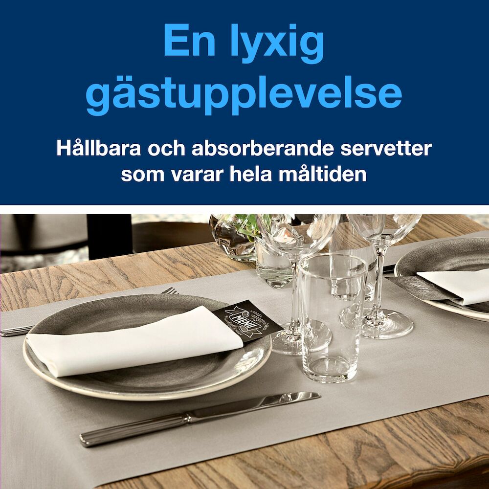 Tork Servett LinStyle Vit 50/fp